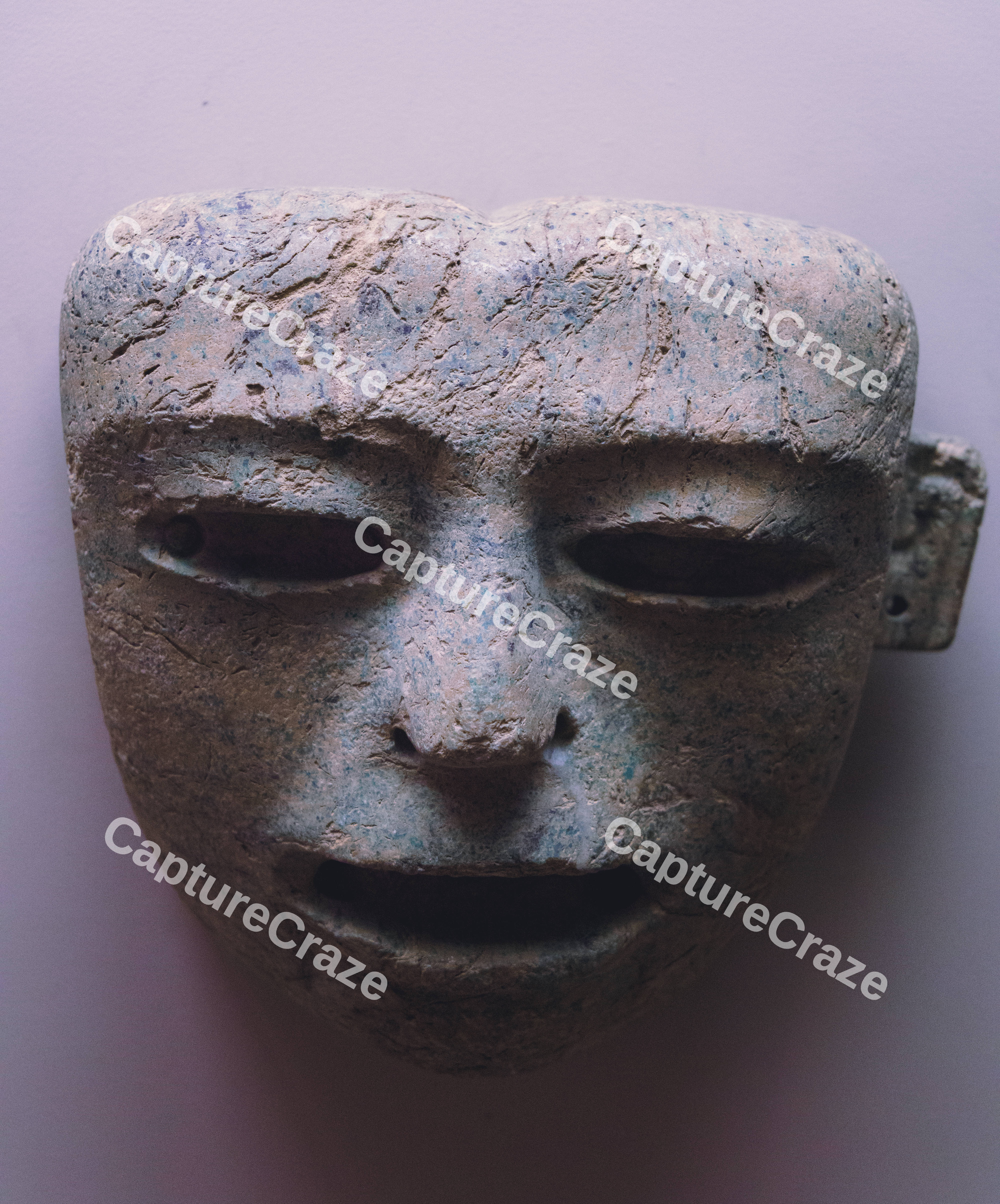 Mayan Mask Sculpture